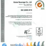 ISO 22000:2018 certified